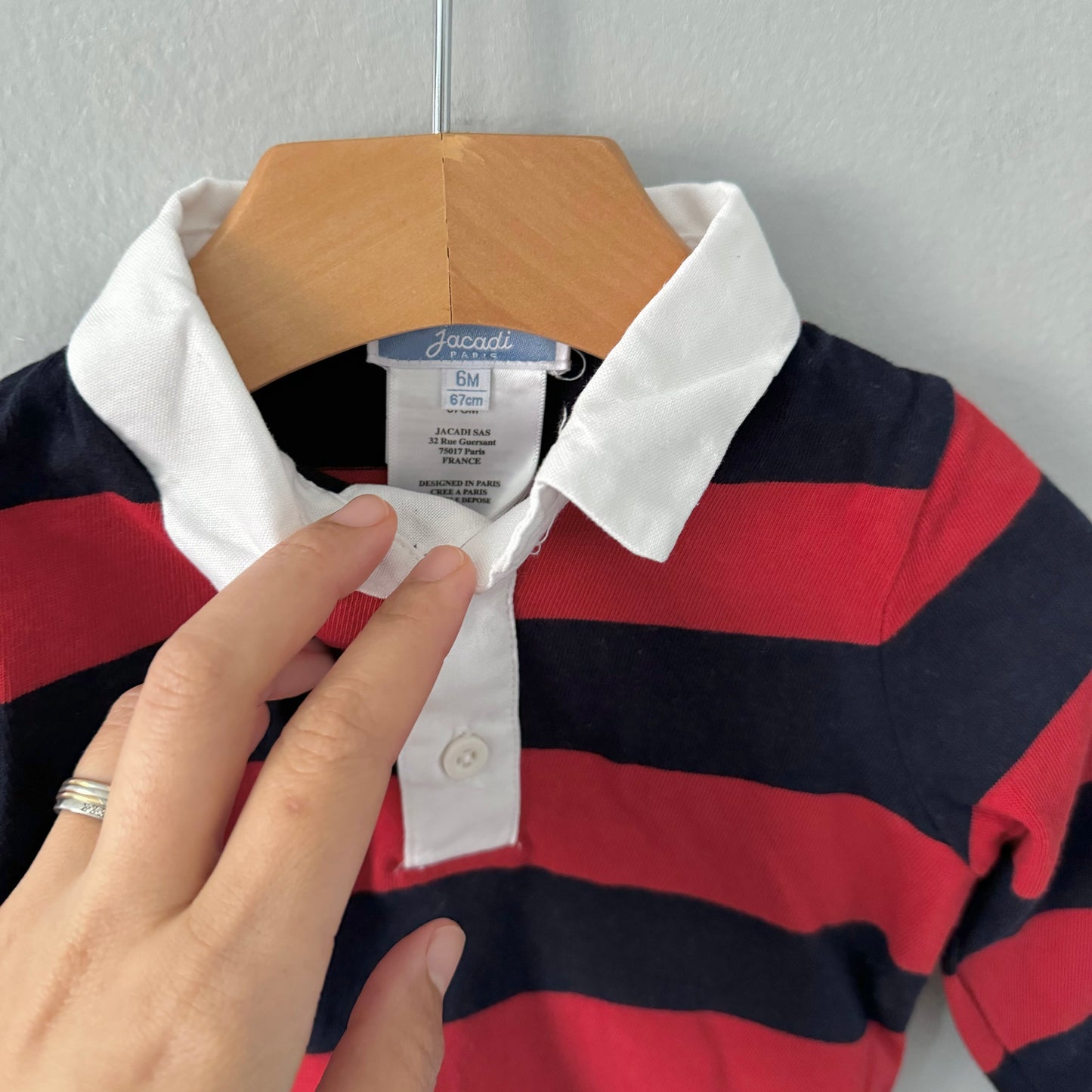 Jacadi / Striped shirt / 6M