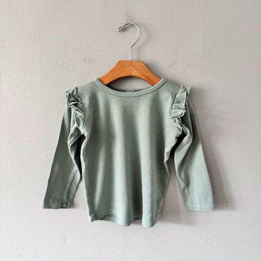 Little & Lively / Light green long sleeve / 5-6T