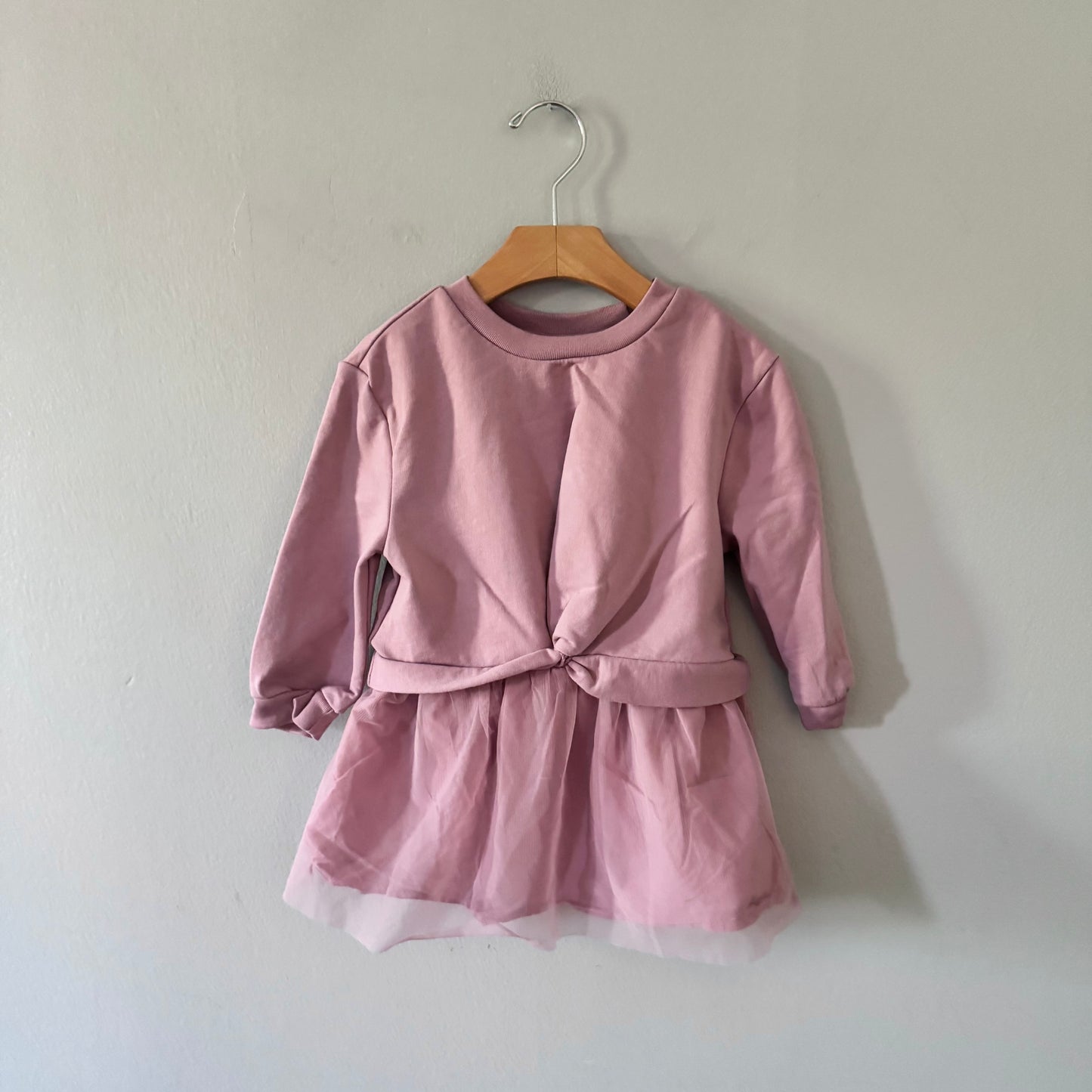 Gap / Smokey pink crew x tutu dress / 2Y