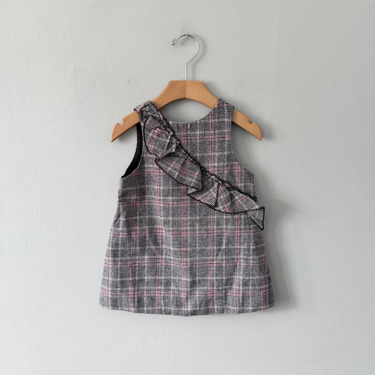 Zara / Tweed ruffle dress / 18-24M
