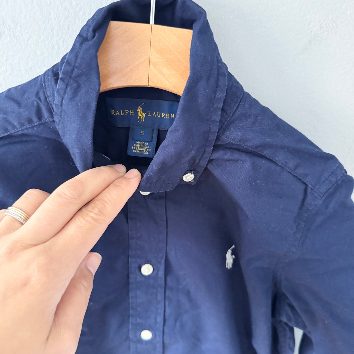 Polo Ralph Lauren / Navy shirt / 5Y