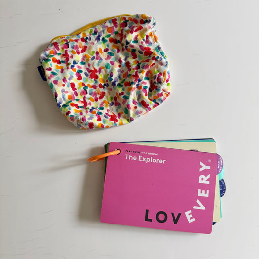 Lovevery / Explorer play guide & zipper pouch