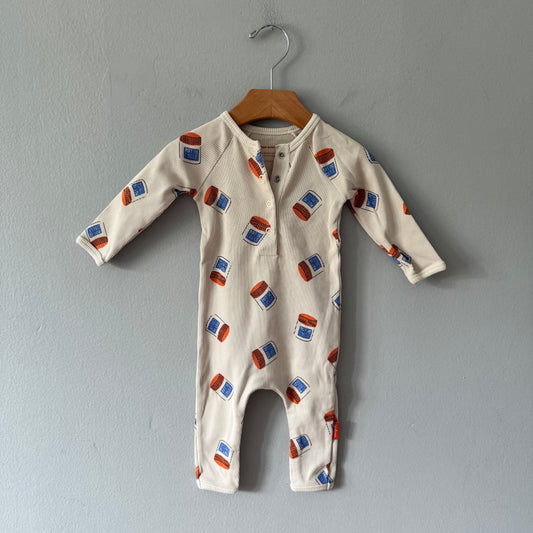 m(h)ome wear / Ribbed romper / 6-9M