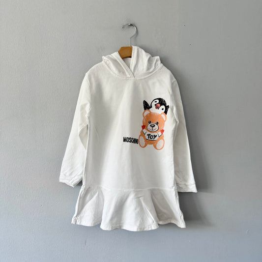 Moschino / White hoodie dress / 140cm(8-9Y)