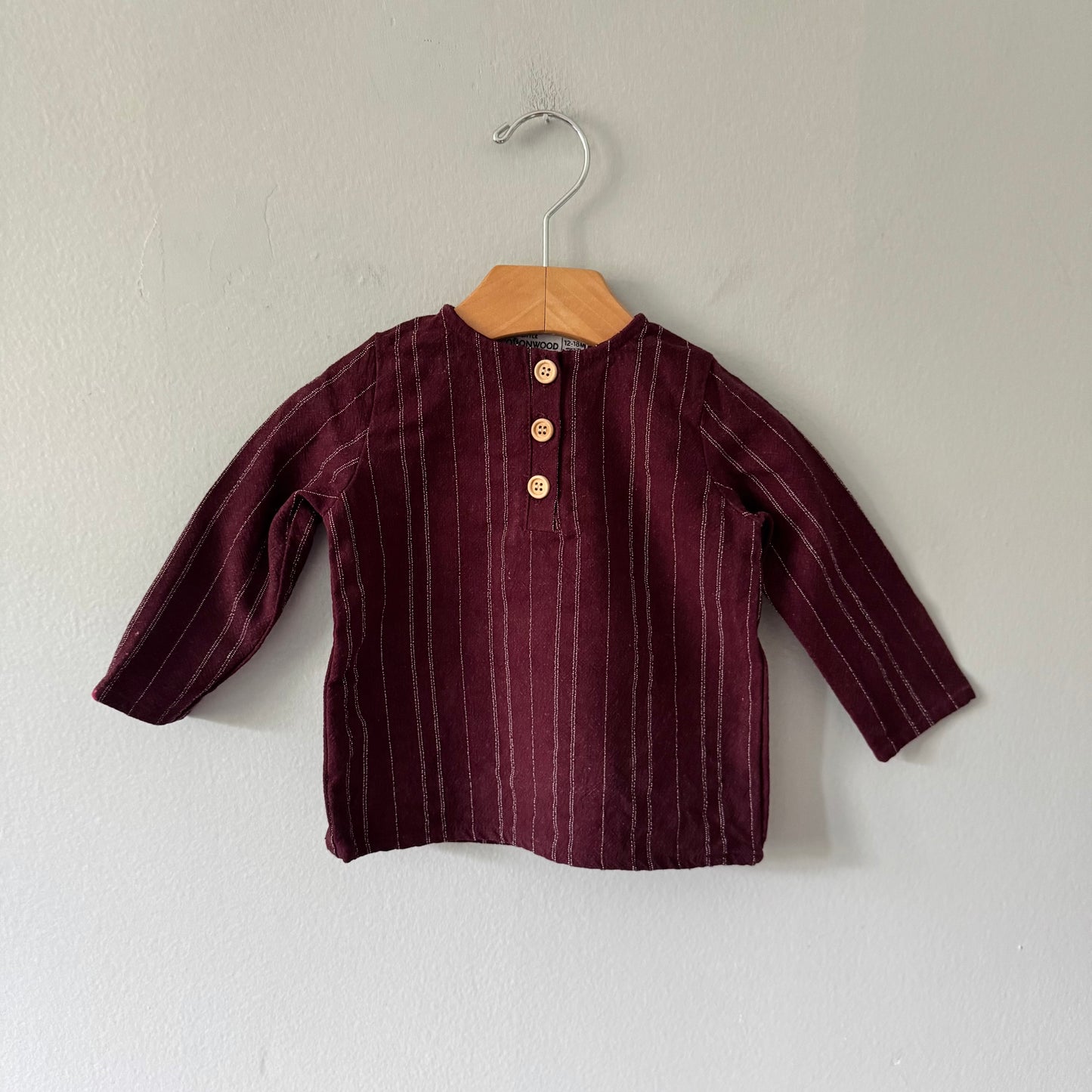 Little Cottonwood / Burgundy top / 12-18M