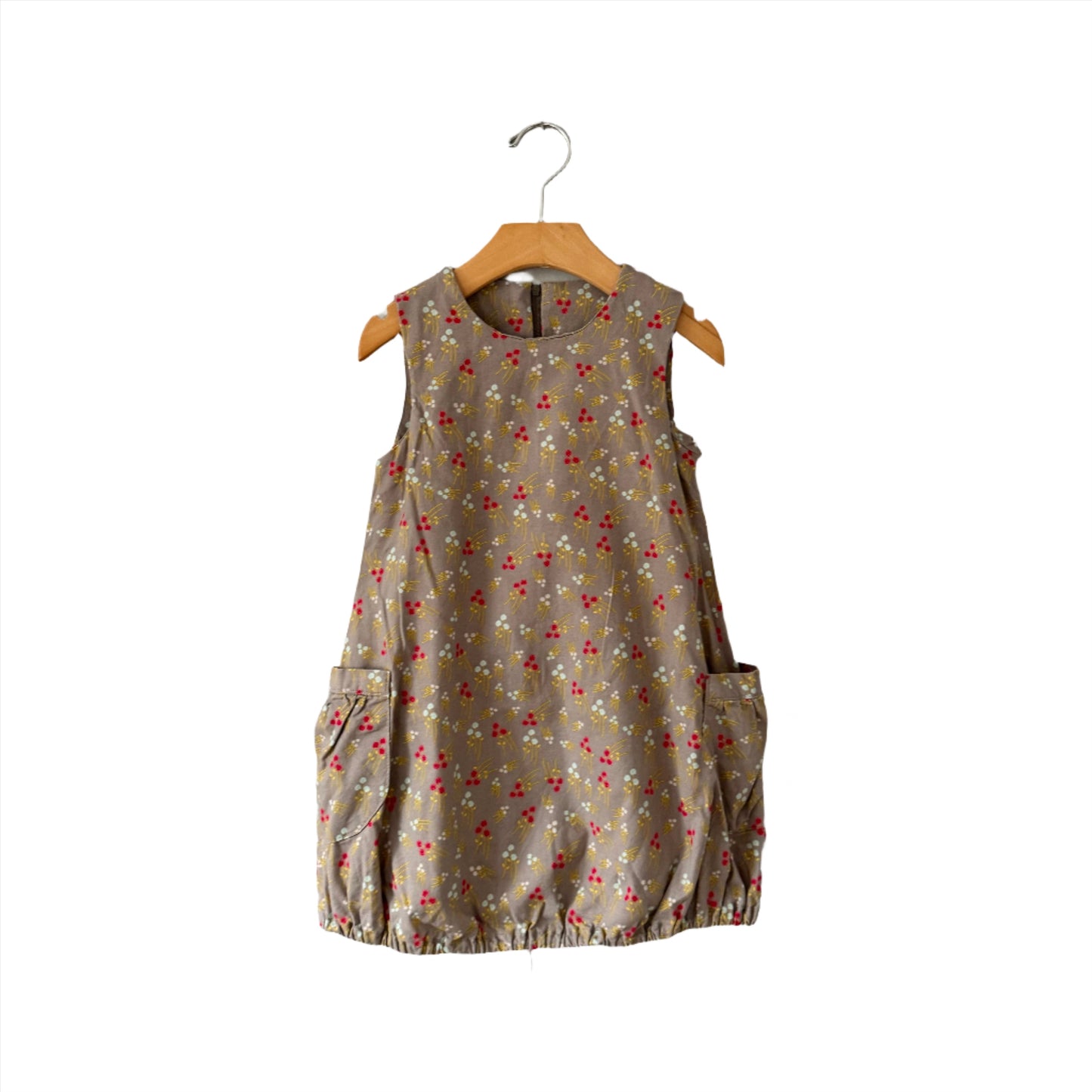 Handmade / Grey tank dress / 3-5Y