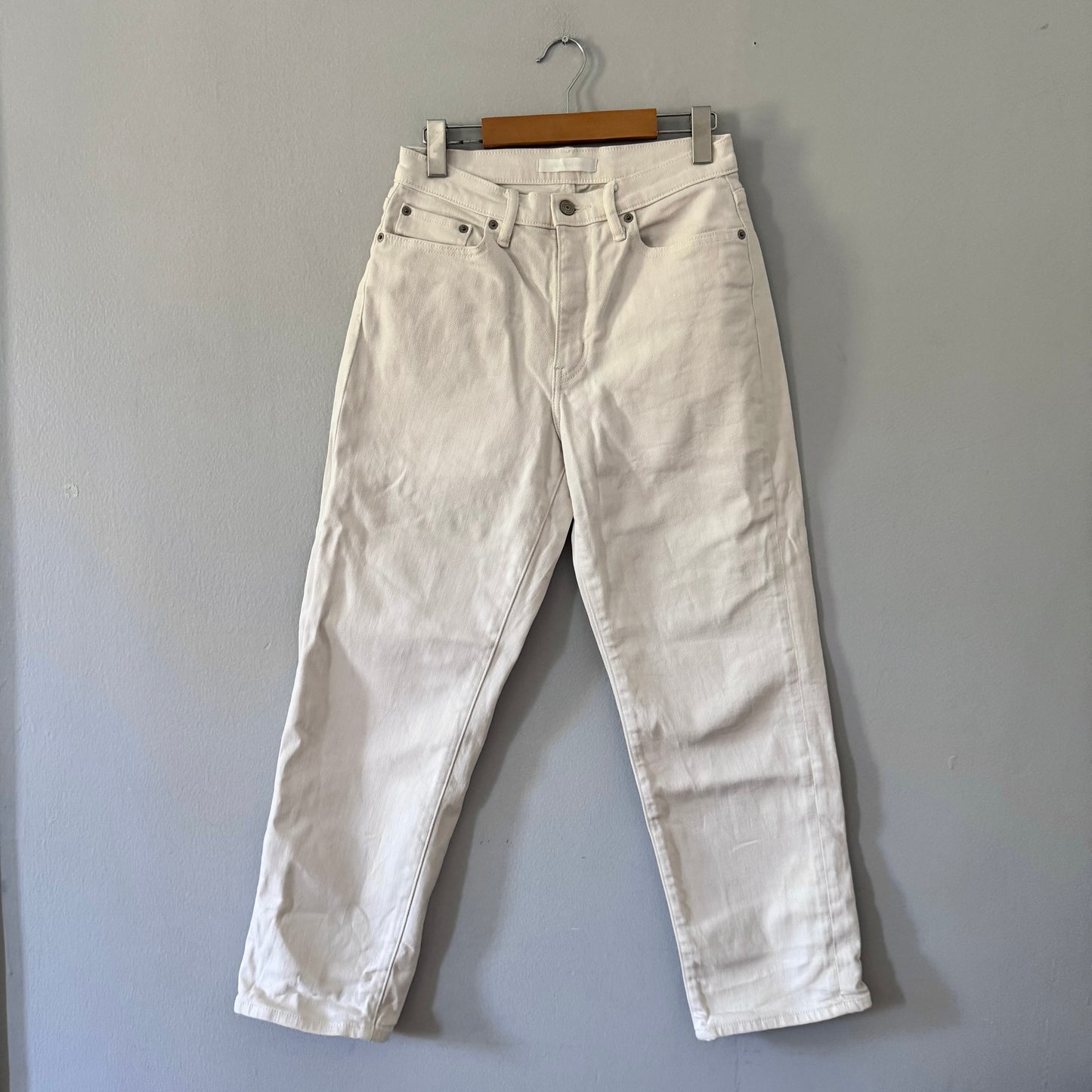 Uniqlo / White denim pants / Women 26(66cm)