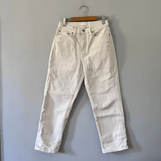 Uniqlo / White denim pants / Women 26(66cm)