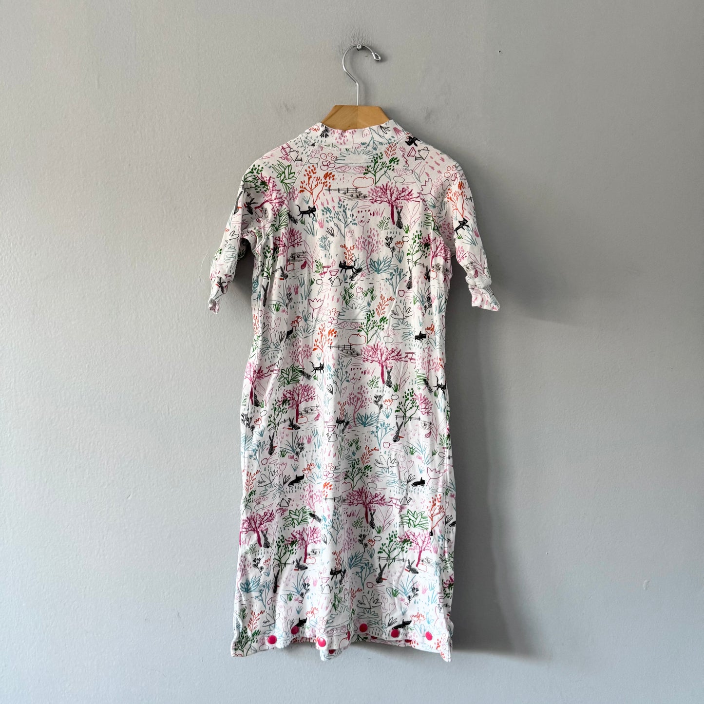 Handmade / Baby gown - garden / 0-6M