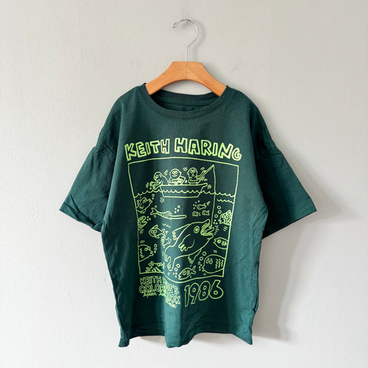 Gap / Keith Haring green T-shirt / 10Y
