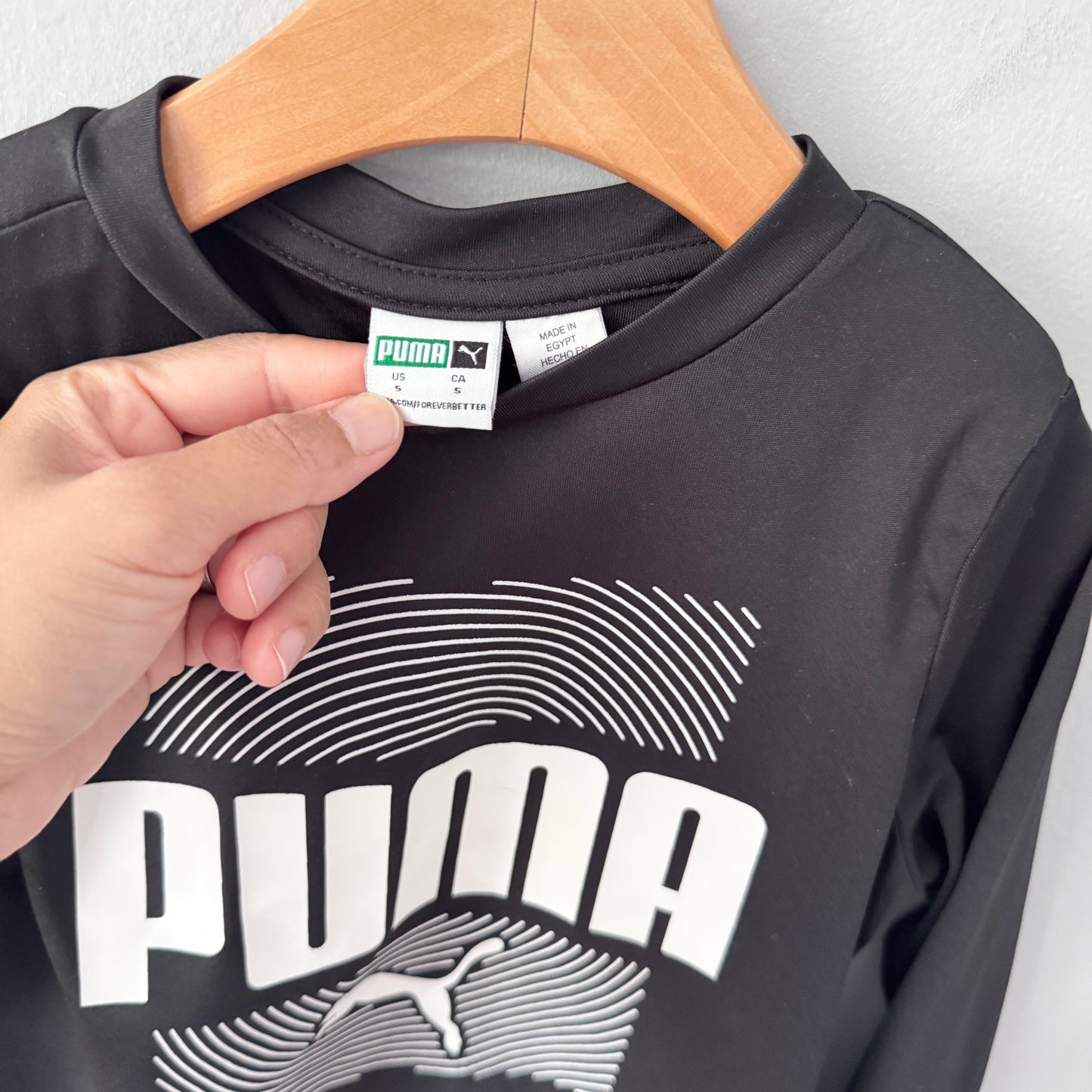 Puma / Black long sleeve / 5Y