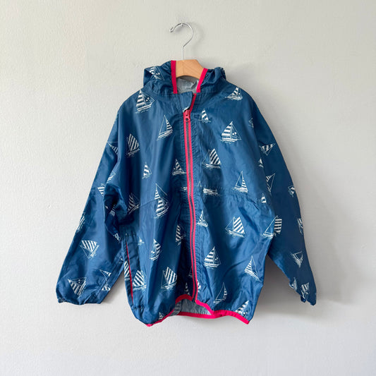 Hatley / Navy yacht packable windbreaker / 7Y