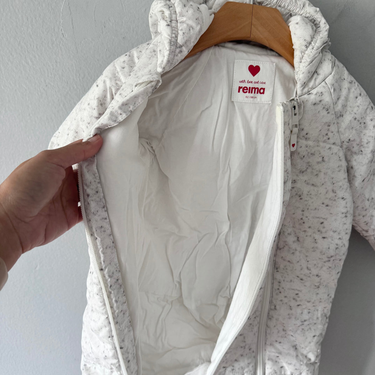 Reima / White snow suit / 62/68cm