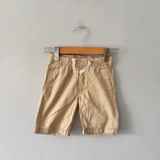 H&M / Beige comfy chino shorts / 4-5Y