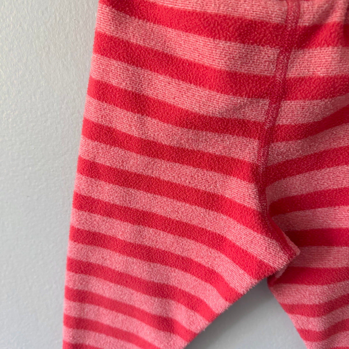 Mec / Red stripe fleece pants / 12M