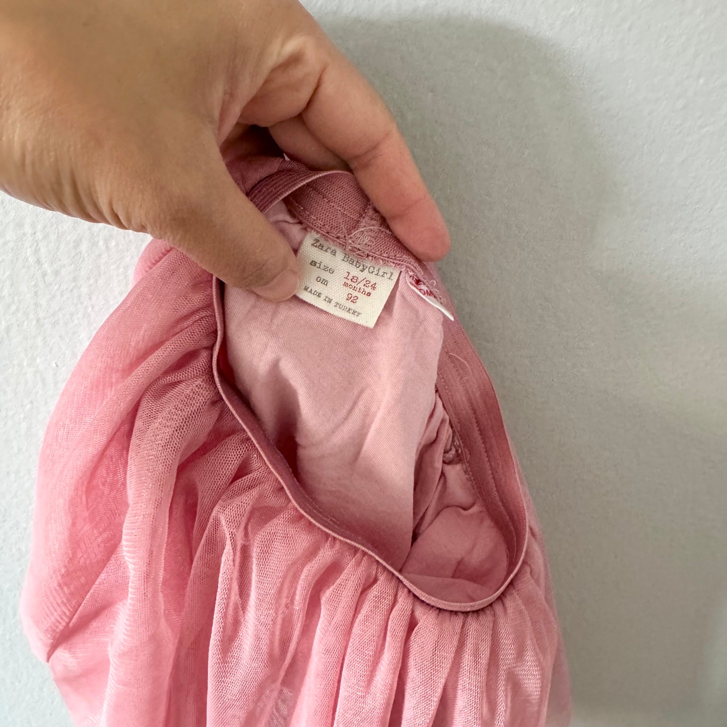 Zara / Pink tule skirt / 18-24M