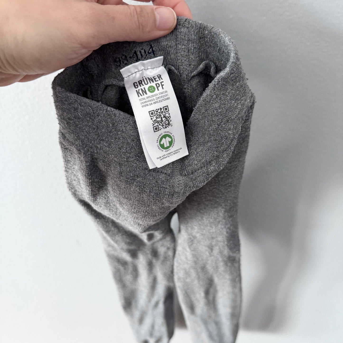 Gruner Knopf	/ Grey tights leggings / 3-4Y(98-104)