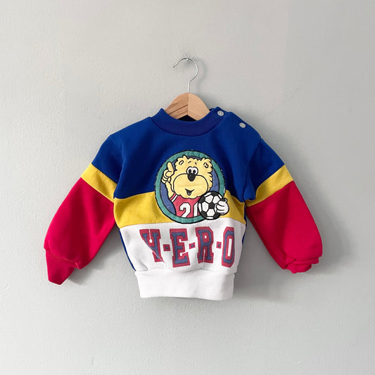 Vintage / Bear x soccer vintage sweatshirt / 18M