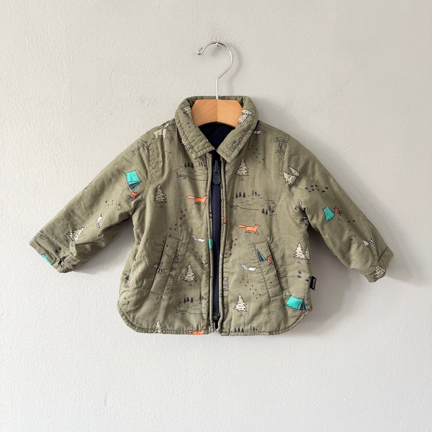 Gap / Reversible quilted jacket / 6-12M