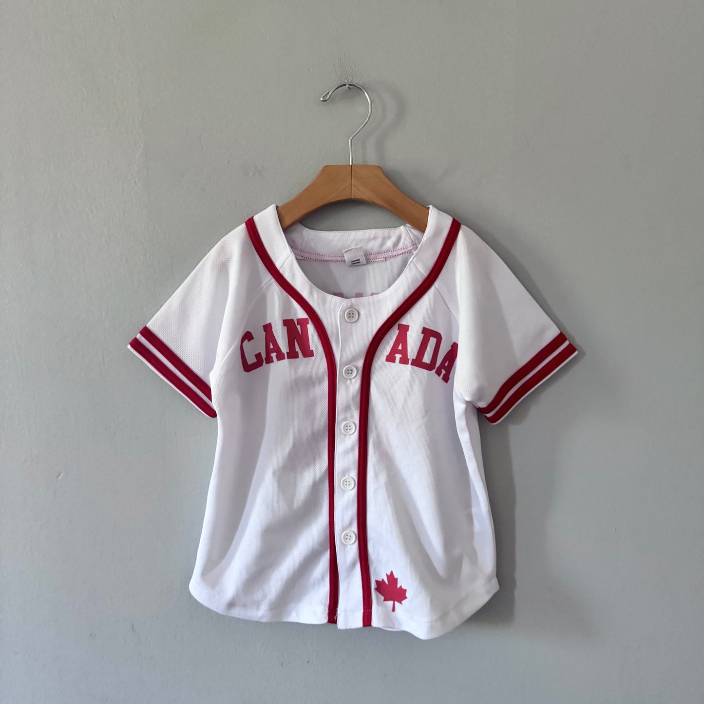 No brand / White Canada jersey / 5-6Y