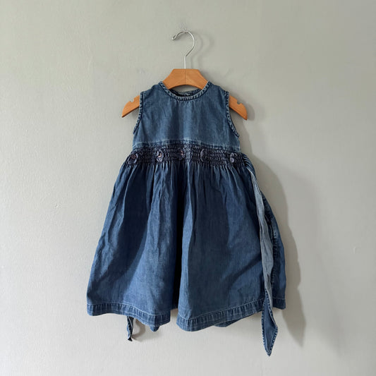 Monsoon / Robe en chambray / 2 ans