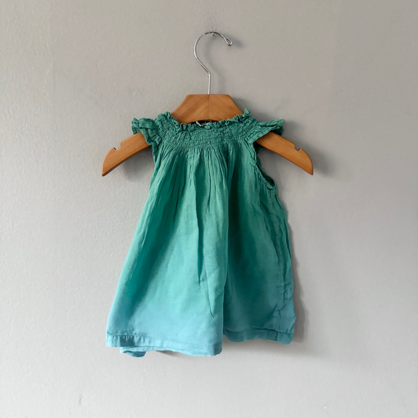 Bonton / Tunique blouse verte / 3A
