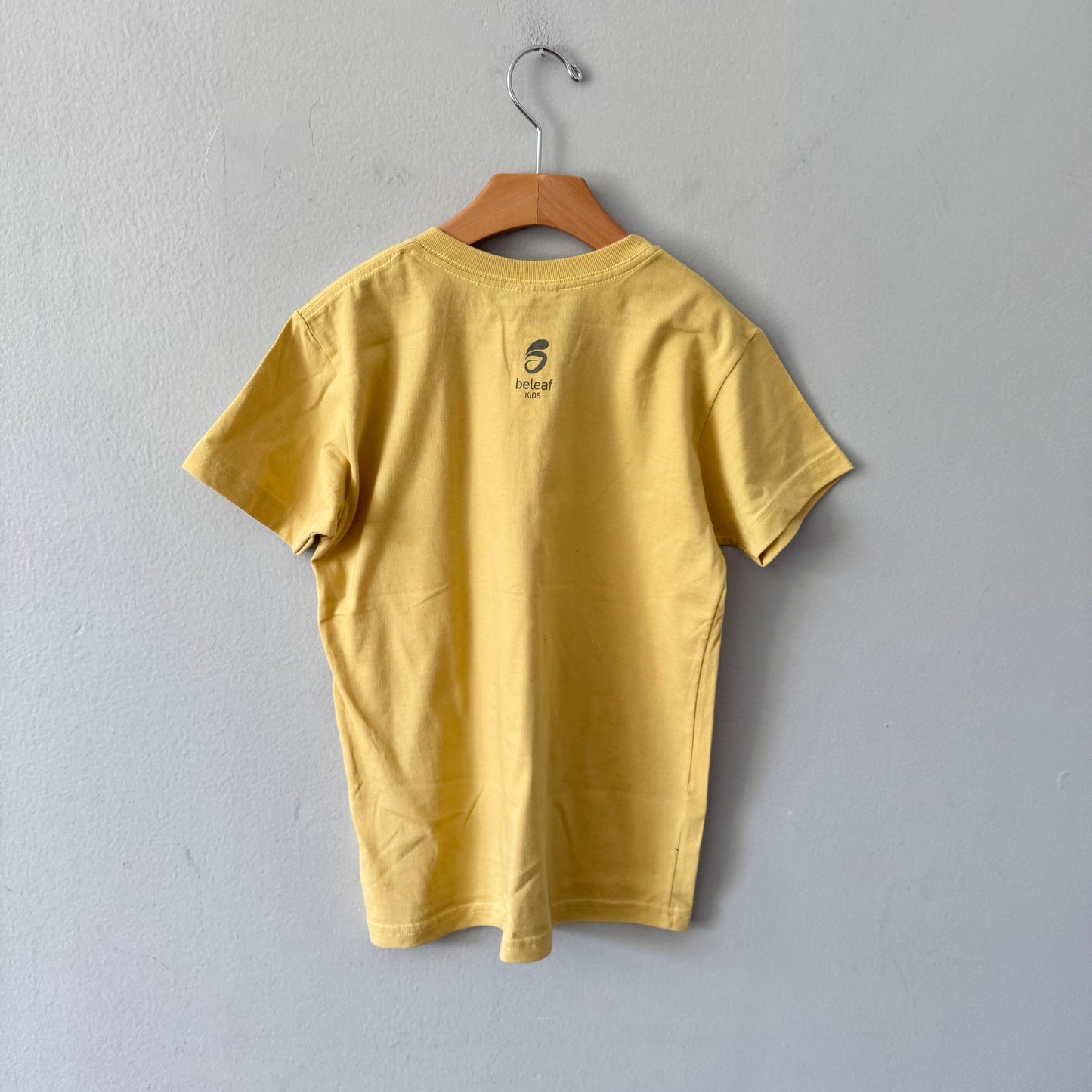 Beleaf Kids / Smokey yellow T-shirt / 8Y - New with tag