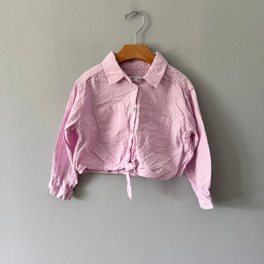 Zara / Pink long sleeve shirt / 5Y