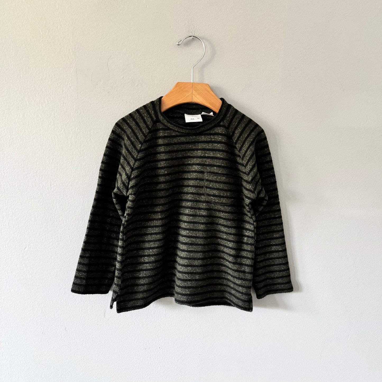 Zara / Pull en maille rayée à manches longues / 2-3 ans