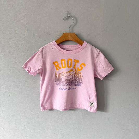Roots / Light pink T-shirt / 4T