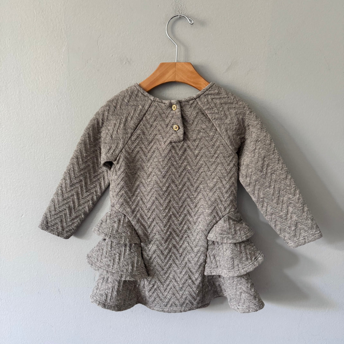 Cat & Jack / Grey glitter dress / 2T