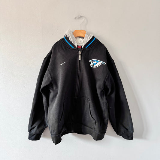 Nike x MLB / Toronto Blue Jays black zip up hoodie / M(10-12Y)
