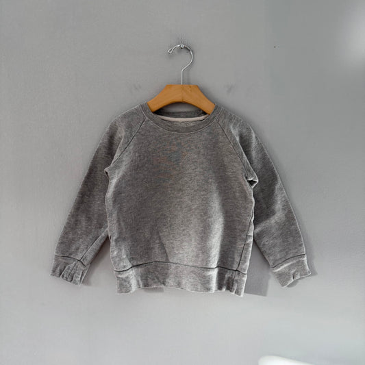 Mini mioche / Light grey sweatshirt / 3-4Y