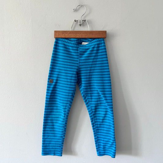 Mec / Blue stripe fleece pants / 3Y