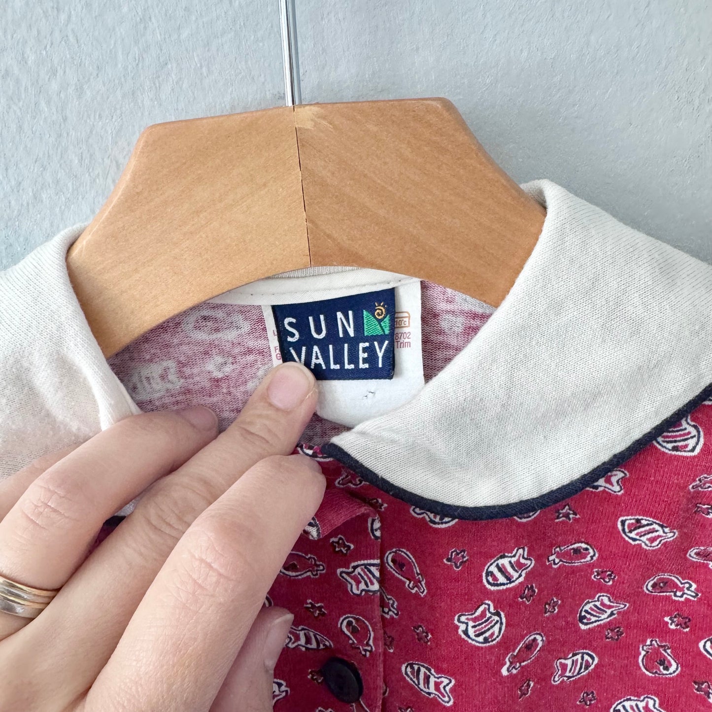 Vintage / Sun Valley fish pattern dress / 1-2Y