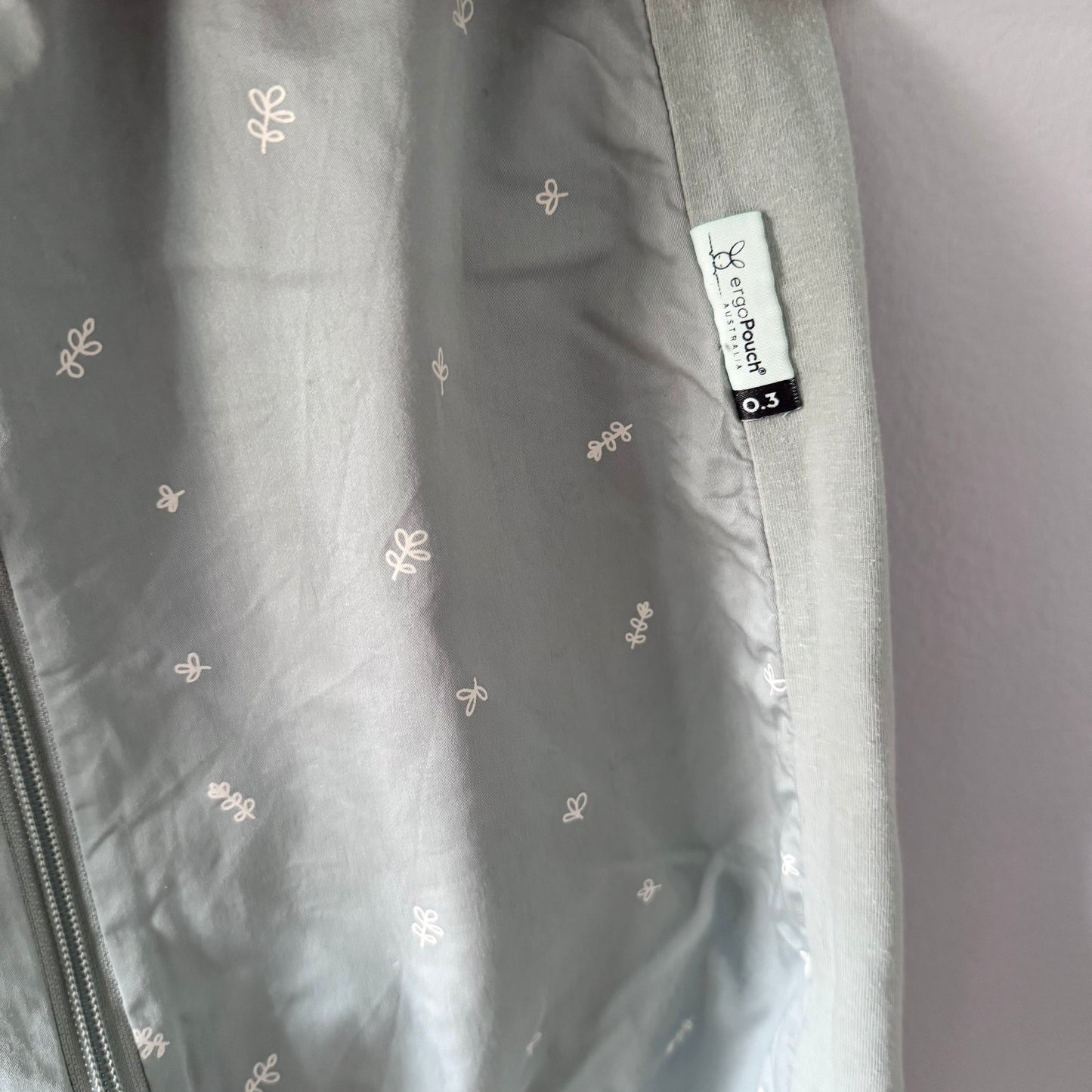 Ergo Pouch / Green sleep sack 0.3tog / 4-6Y