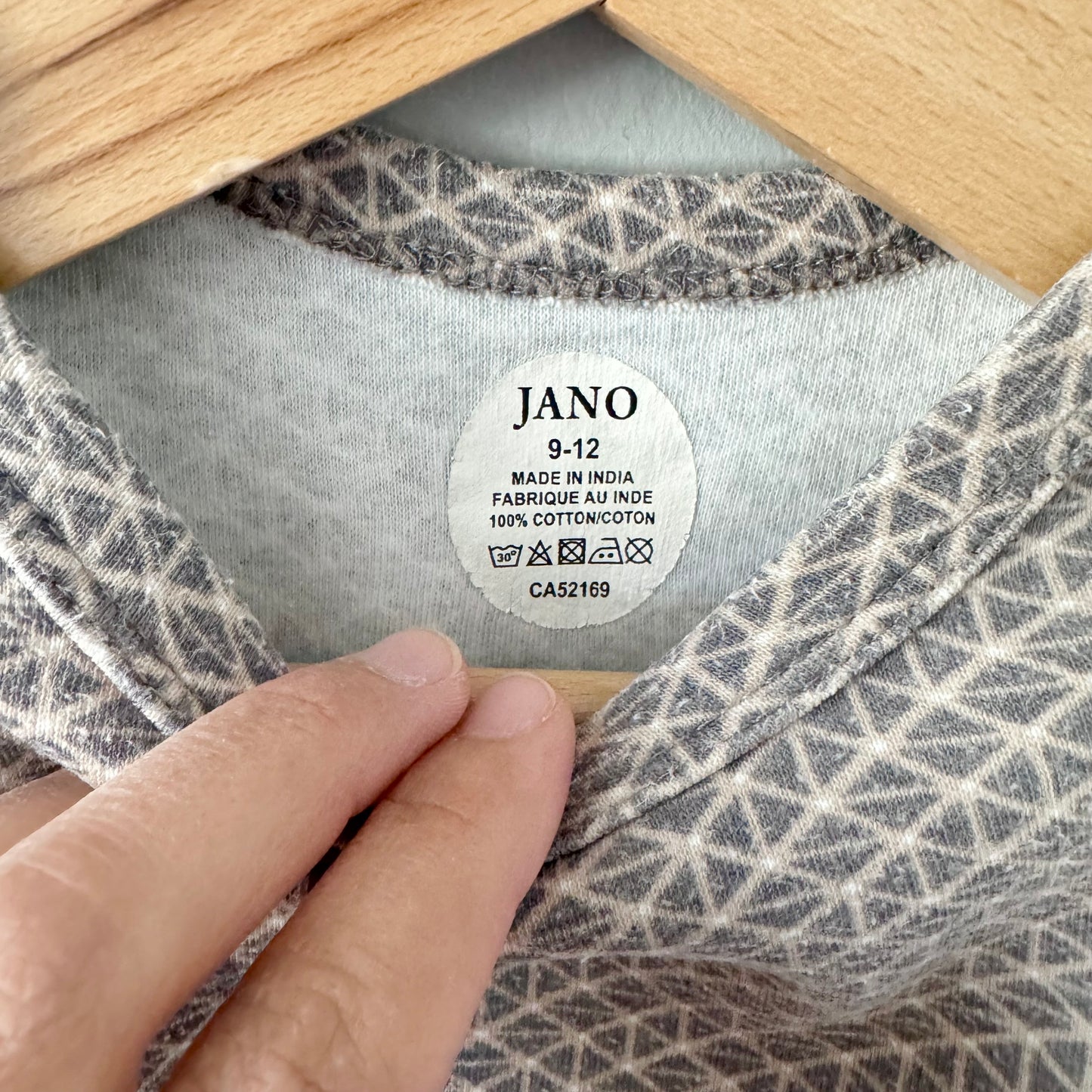 Jano / Short sleeve onesie / 9-12M