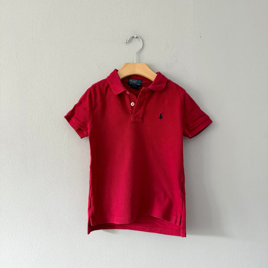 Polo Ralph Lauren	/ Red polo shirt / 4T