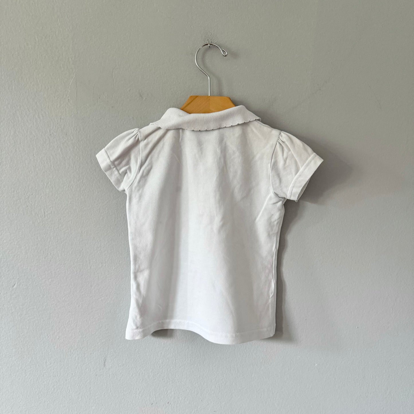 Next / White polo shirt / 4Y