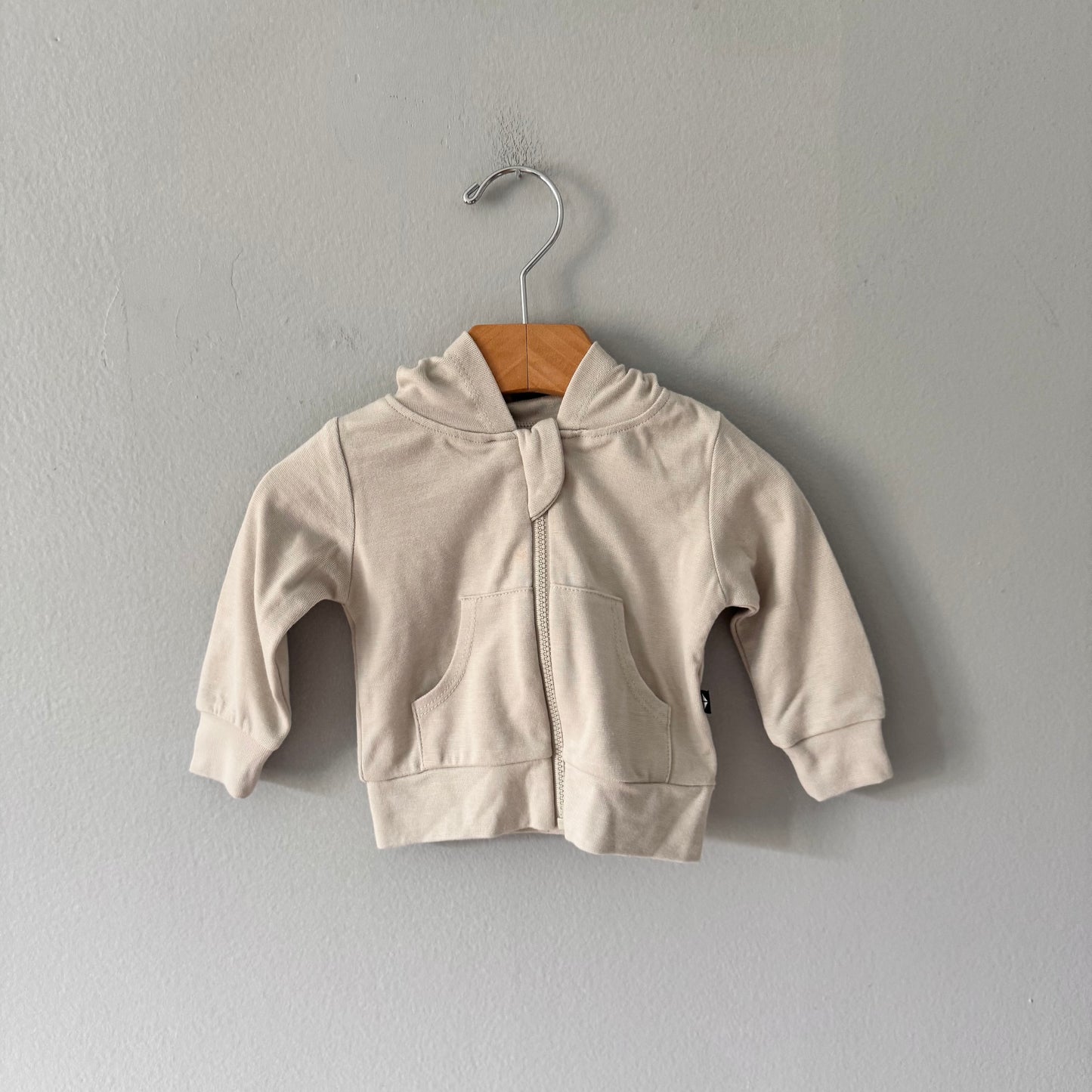 Kyte baby / Light grey hoodie / 0-3M