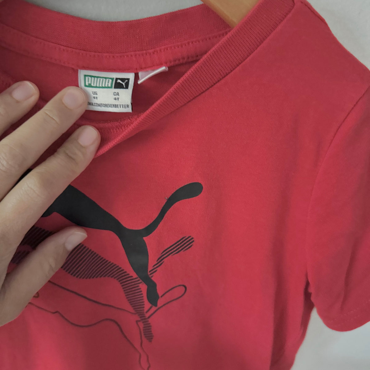 Puma / Red T-shirt / 4T