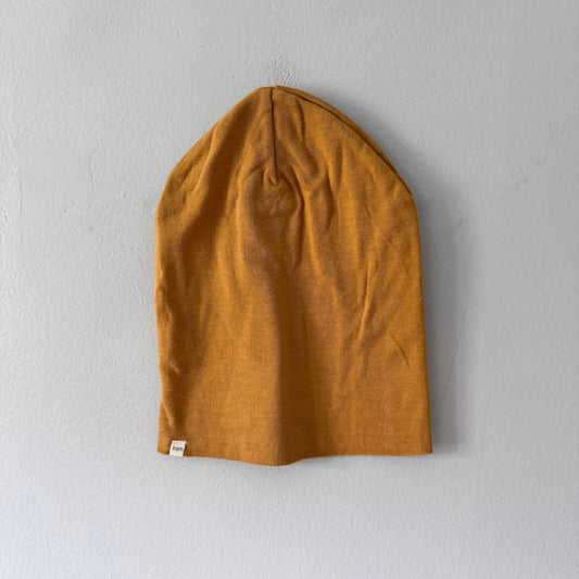 Mini mioche / Mustard beanie / Adult one size
