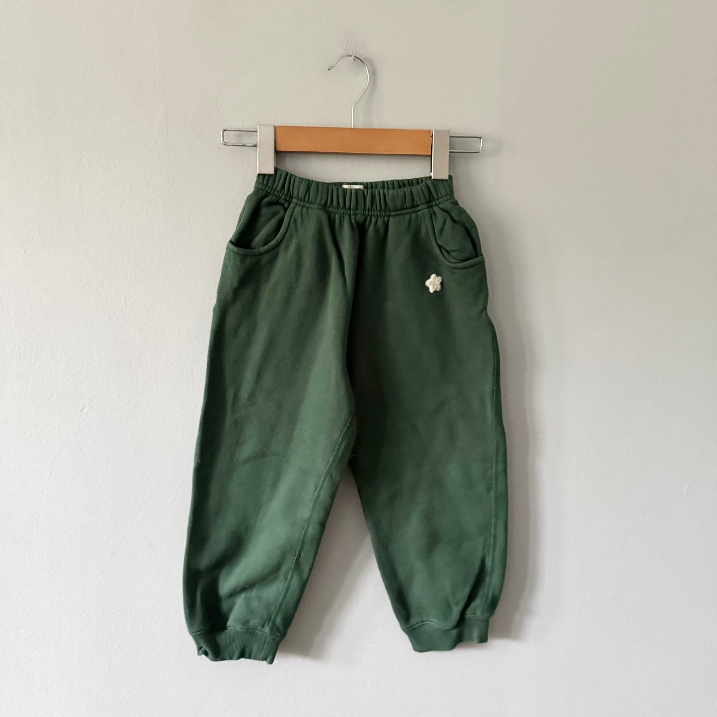 Norsu Organic / Green sweatpants / 3-4Y