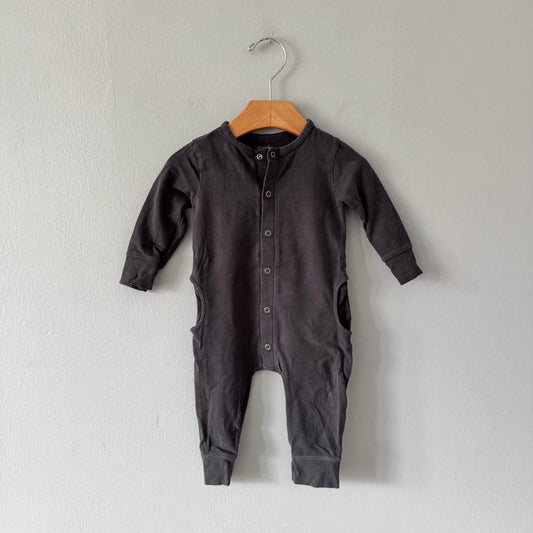 Pehr / Dark grey romper / 3-6M