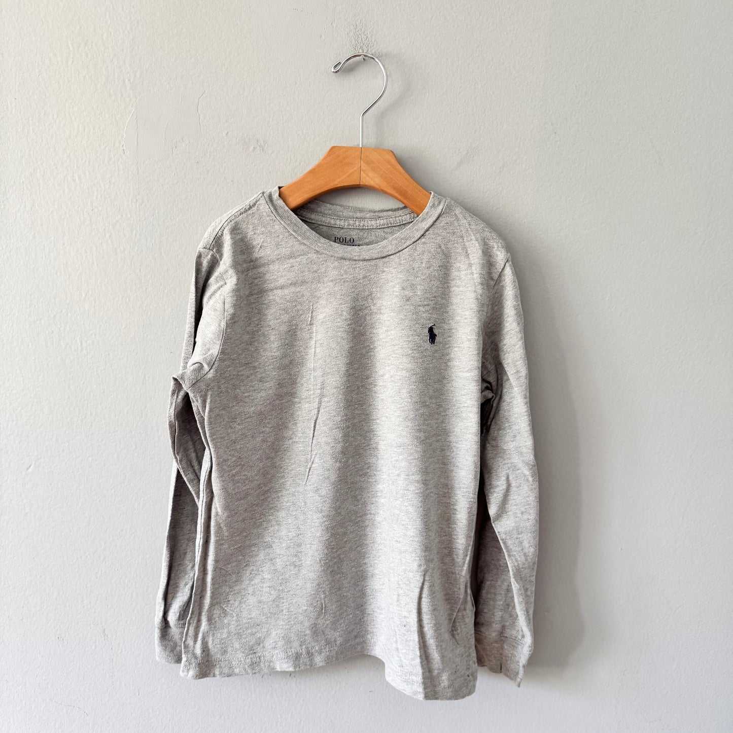 Polo Ralph Lauren / Light grey long sleeve / 6Y