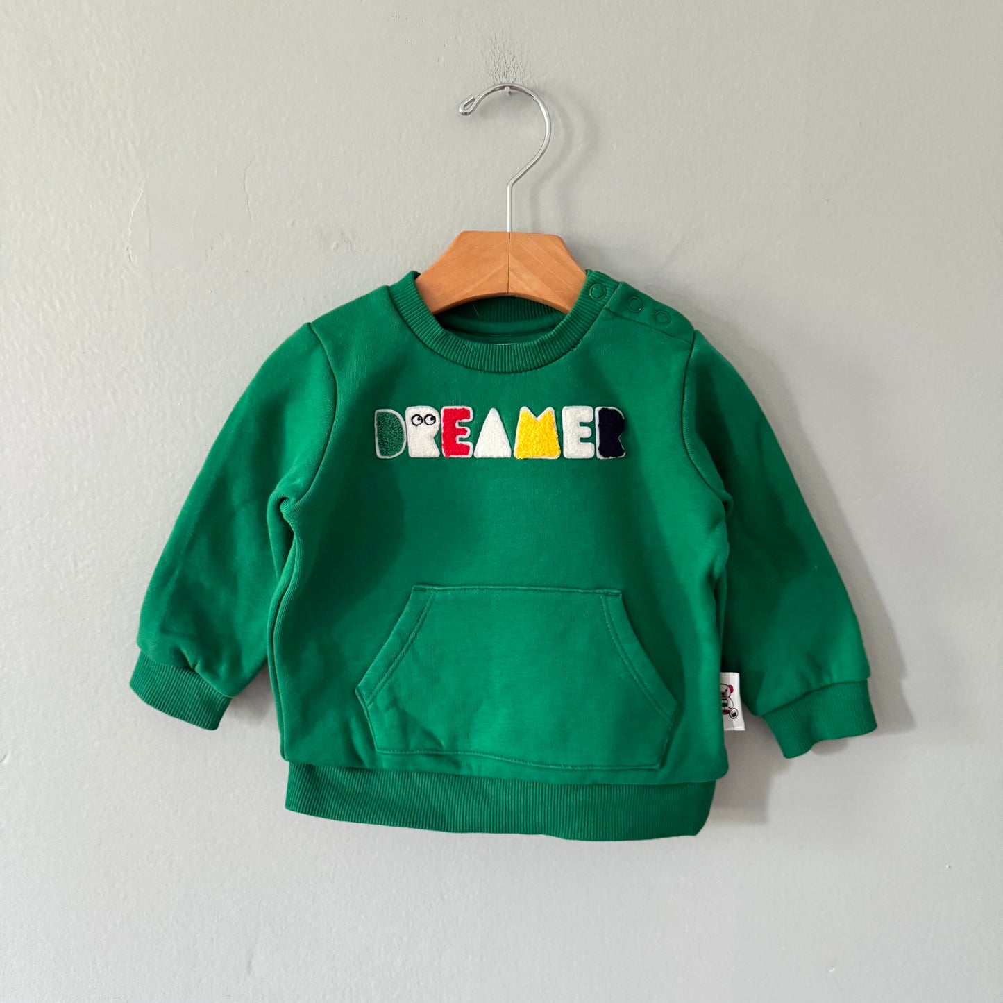 Hudson's bay / Green sweatshirt / 12-18M