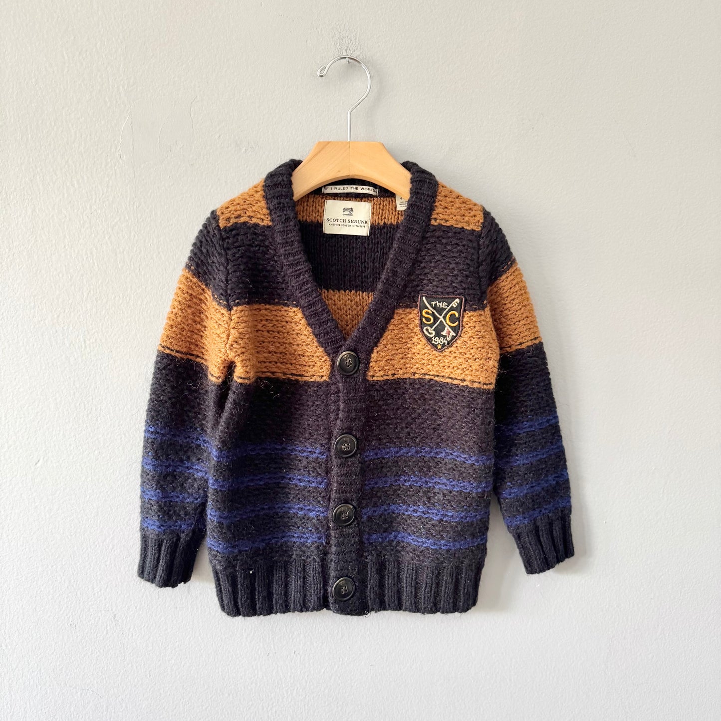 Scotch Shrunk / Knit cardigan / 4Y