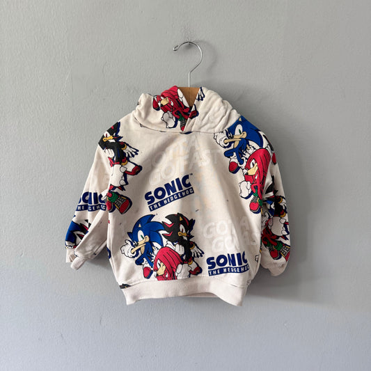 H&M / Sonic hoodie / 18-24M