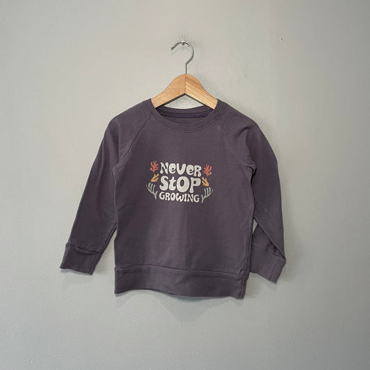 Mini Mioche / "Never stop growing" Long sleeve T-shirt / 1-2Y