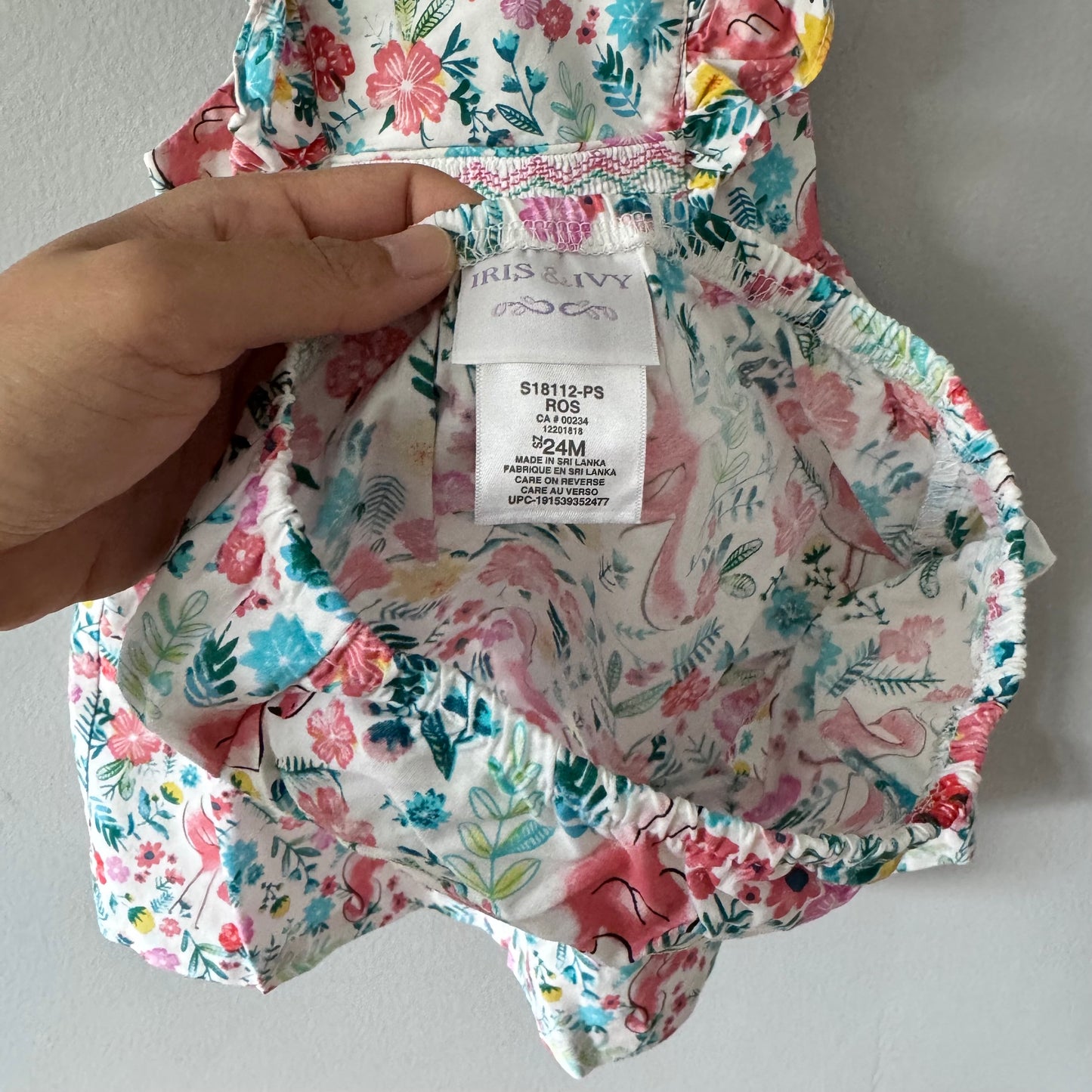 Iris & Ivy / Summer dress with bloomer / 24M